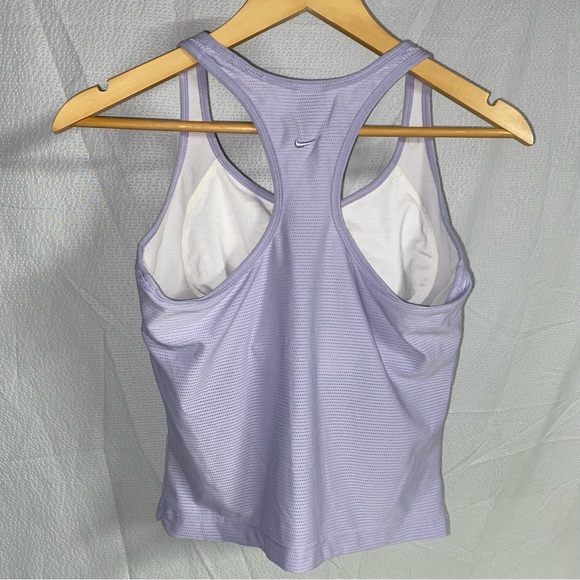 Nike Dri-Fit Workout Crop, Size Medium, Lavender/Purple - Picture 3 of 8